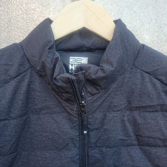 32 Degree Down & Feather Front Zip Puffer Vest Size XL - Picture 5 of 6